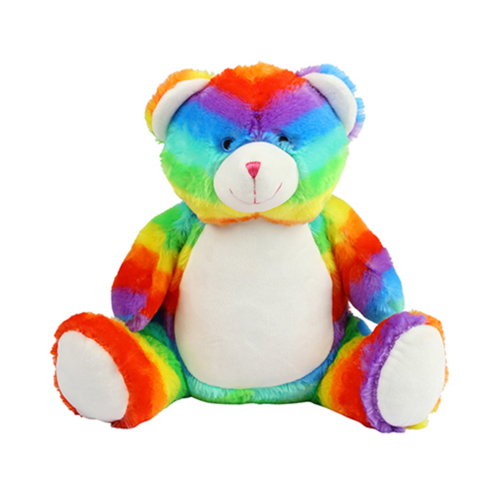 MM555 Mumbles Zippie Regenbogen Bär Kuscheltier