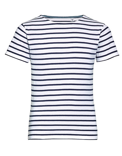 L01400 SOL´S Kinder Rundhals T-Shirt Miles Gestreift