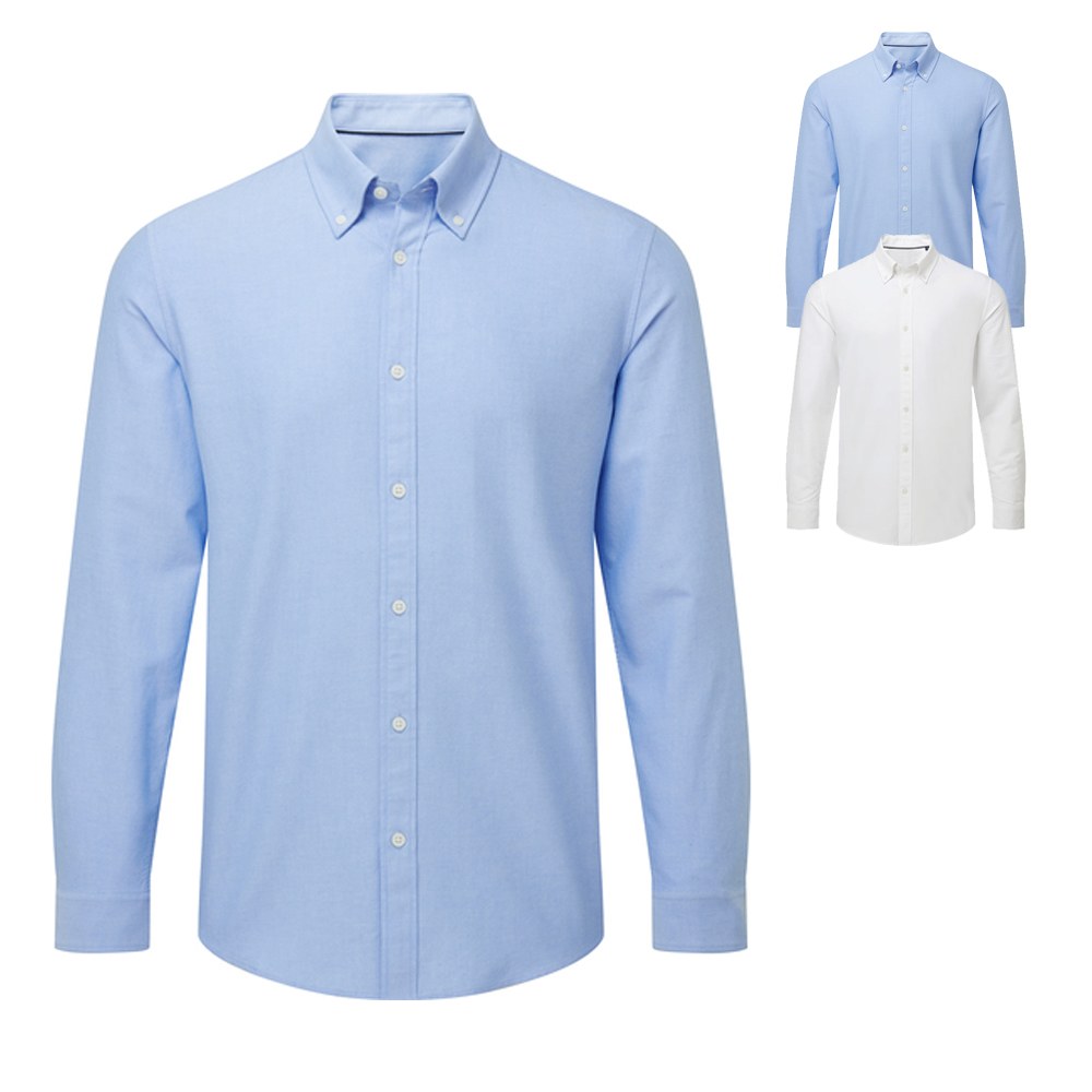 AQ039 Asquith & Fox Herren Oxford Hemd langarm