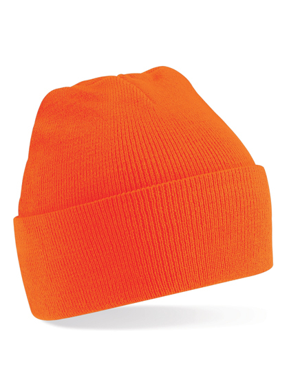 CB45 Beechfield Strickmütze Mütze mit Bündchen Original