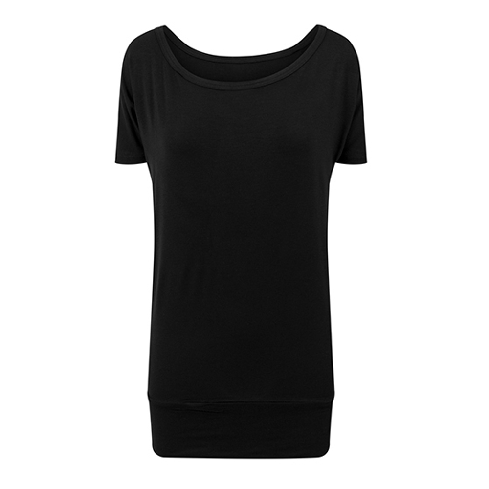 BY040 Build Your Brand Damen Viskose T-Shirt kurzarm
