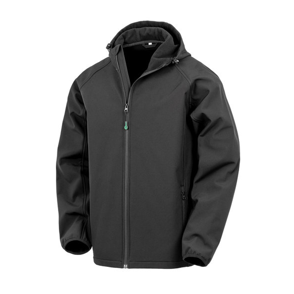 RT911 Result Genuine Recycled Herren recycelte 3-lagige bedruckbare Softshell Jacke mit Kapuze