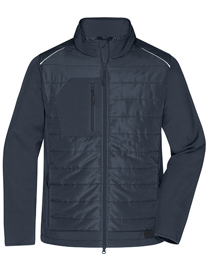 JN1820 James+Nicholson Herren Hybrid Jacke