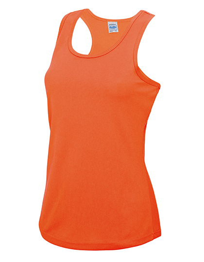 JC015 Just Cool Damen Muskelshirt Sportshirt mit U-Ausschnitt