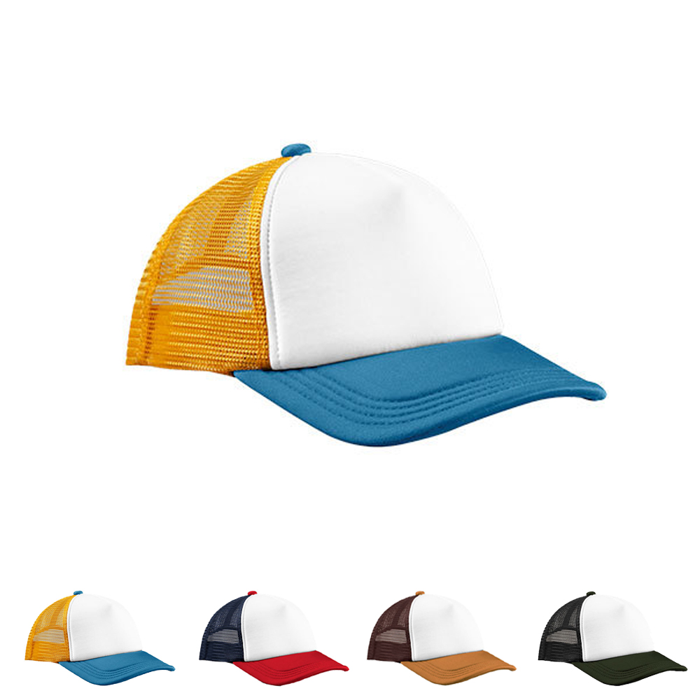 CB639 Beechfield Retro 5 Panele Trucker-Kappe