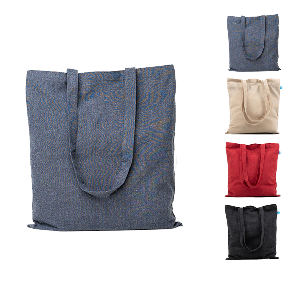 XT650 Printwear recycelte Baomwolltasche lange Henkel