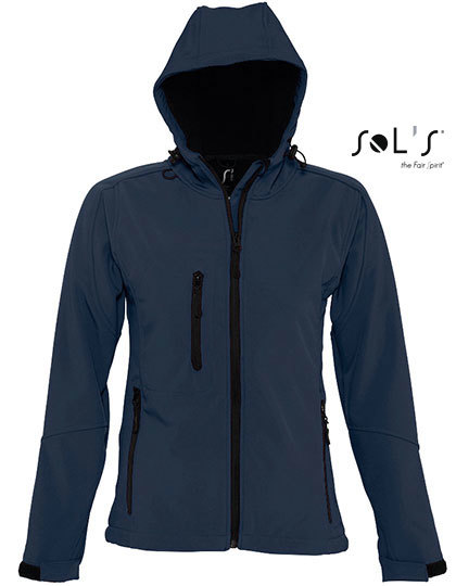 L849 SOL´S Damen Softshell Kapuzenjacke Replay
