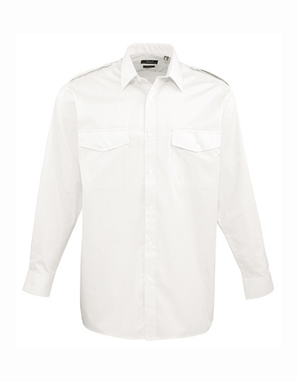 PW210 Premier Workwear Piloten Hemd langarm