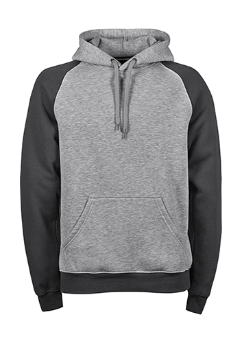 TJ5432 Tee Jays 2-farbiges Kapuzen Sweatshirt