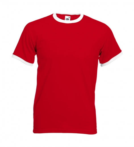 Fruit of the Loom Ringer T-shirt kurzarm