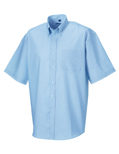 Z933 Russell Collection Kurzärmeliges Oxford-Hemd