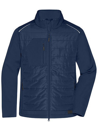 JN1820 James+Nicholson Herren Hybrid Jacke