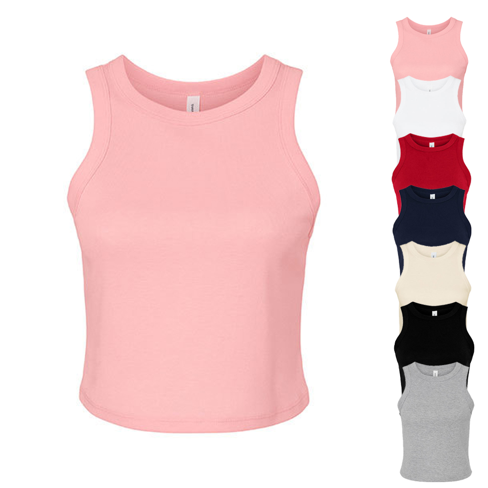 BL1019 Bella Damen Ripp Top ärmellos