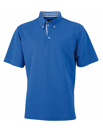 JN964 James+Nicholson Herren einfaches Polo kurzarm