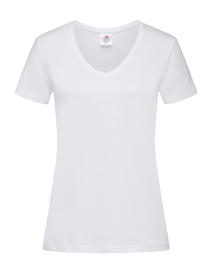 S279 Stedman® Komfort T-Shirt V-Ausschnitt kurzarm Damen
