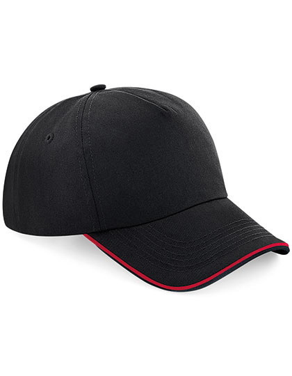 CB25c Beechfield Kappe 5-Panel-Kappe mit paspelierter Schirmrand
