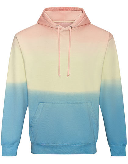 JH022 Just Hoods Kapuzensweatshirt im Tie-Dye-Design