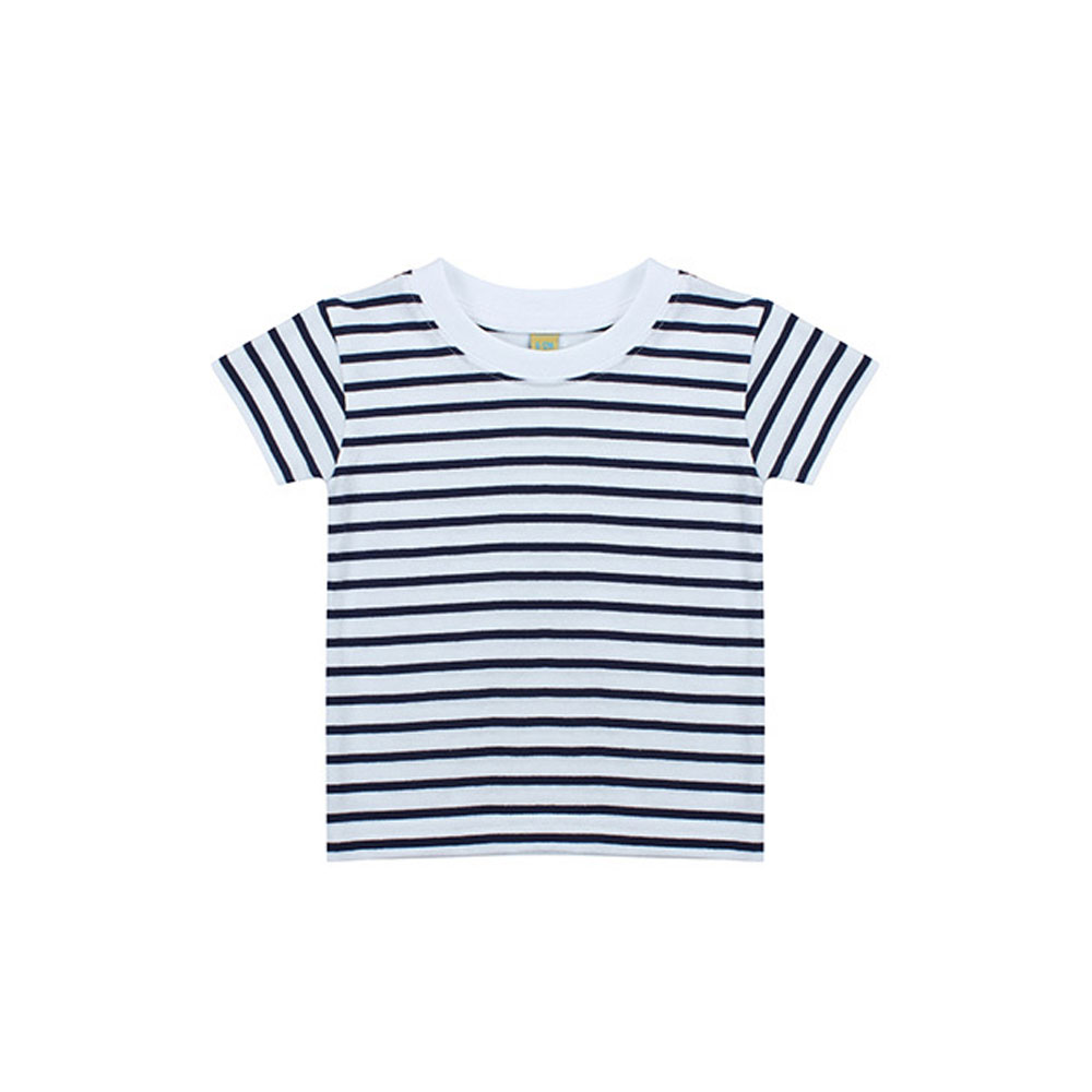 LW027 Larkwood Baby T-Shirt gestreift