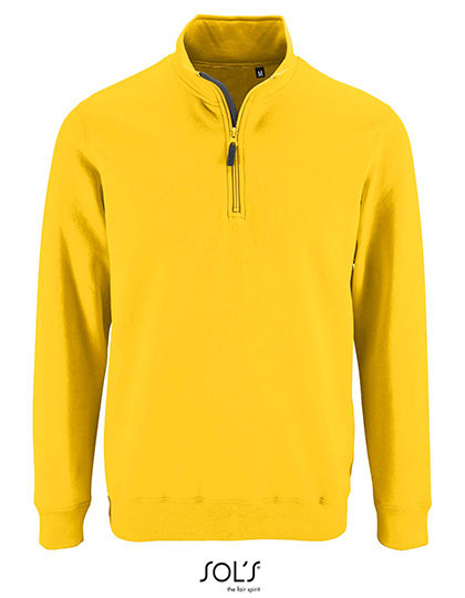 L02088 SOL´S Herren Sweatshirt mit hohem Kragen und ReißverschlussStan