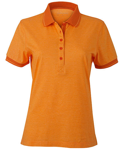 JN705 James+Nicholson Damen HEATHER Polo kurzarm