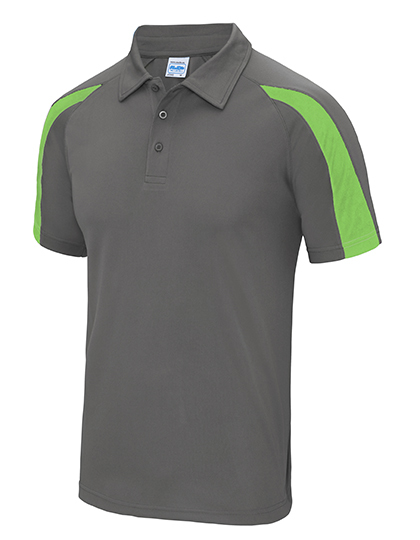 JC043 Just Cool Poloshirt Sportpolo Polohemd mit kontrastfarbenen Einsätzen