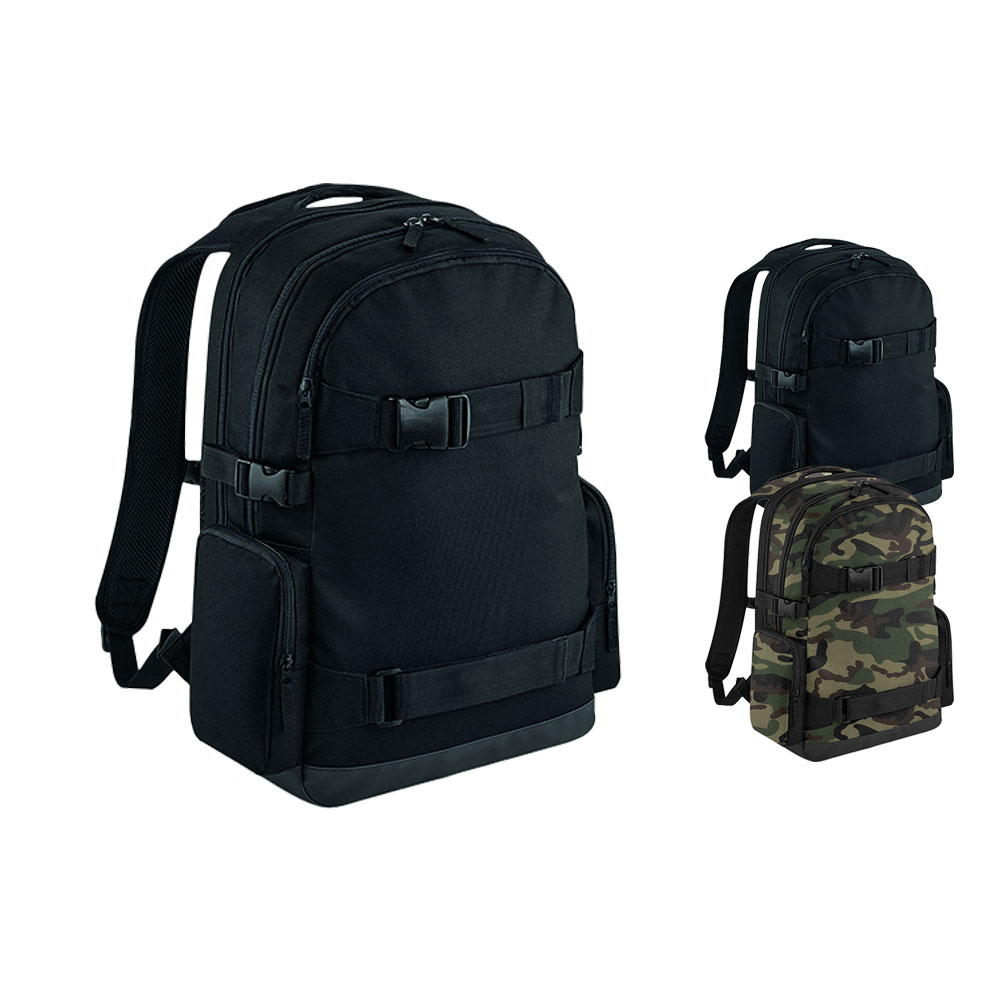BG853 BagBase Old School Skateboard-Trage Rucksack