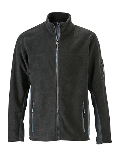 JN842 James+Nicholson Herren Arbeitskleidung Fleecejacke -STRONG-