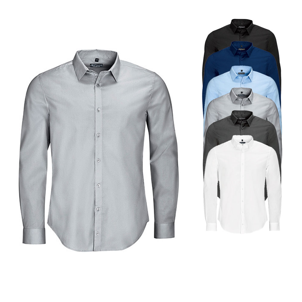 L01426 SOL´S Herren Langarm Hemd Stretch Blake