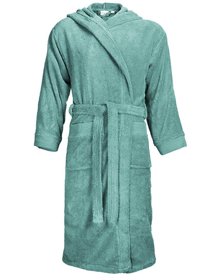 TH1095 The One Towelling Bademantel mit Kapuze