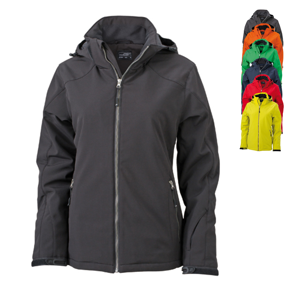 JN1053 James+Nicholson Damen Wintersport Softshelljacke