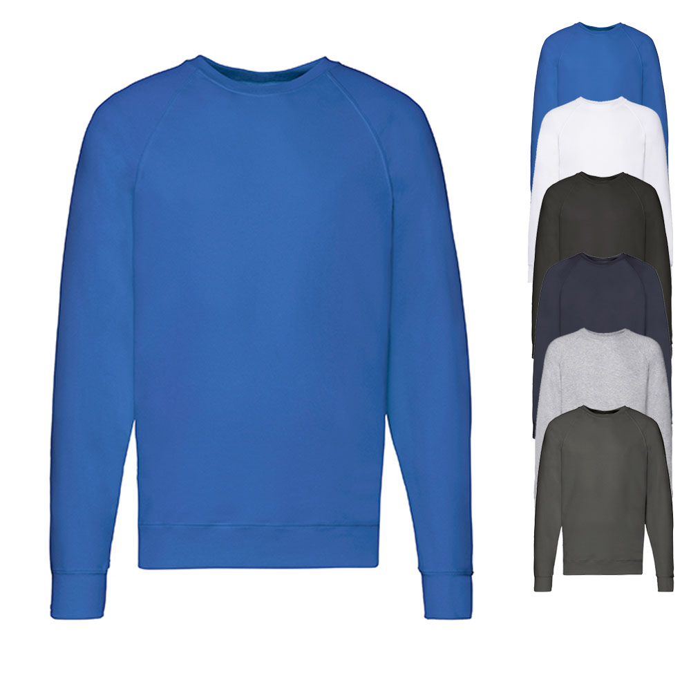 Fruit of the Loom Leichter Raglan Pullover Sweatshirt