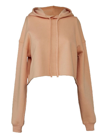 BL7502 Bella Kurzer Fleece-Kapuzenpullover für Damen Tanzpullover