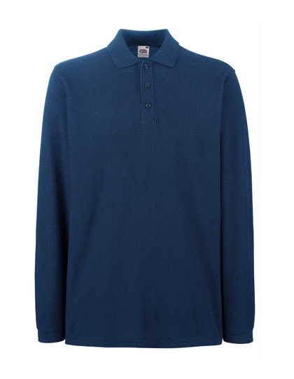 Fruit of the Loom Poloshirt Langarm