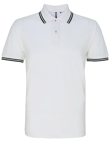AQ011 Asquith & Fox Herren klassisches Polo Polohirt Kontraststreifen