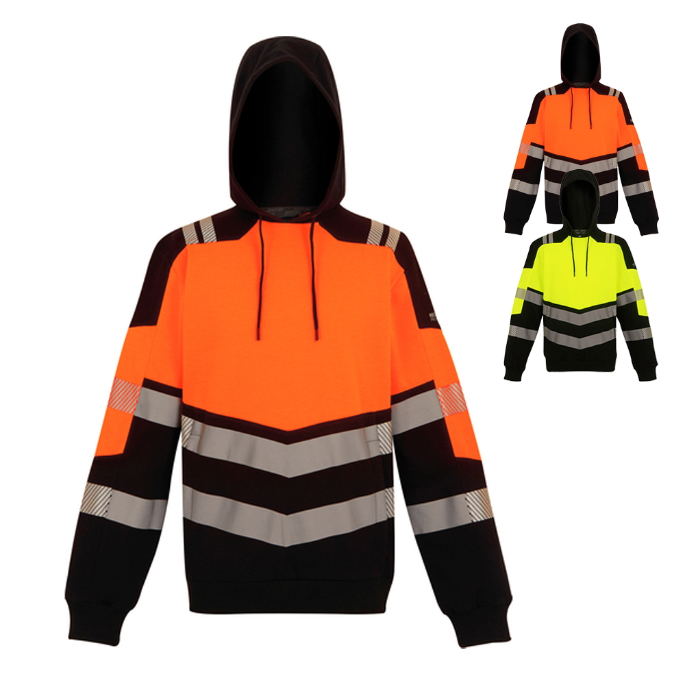 RG780 Regatta High Visibility Hi-Vis X-Pro Kapuzensweatshirt (Klasse 2)
