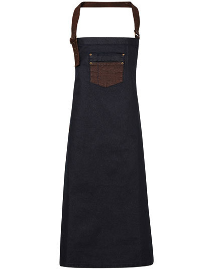 PW136 Premier Workwear Latzschürze mit wasserabweisender Oberfläche durch Wachsbeschichtung