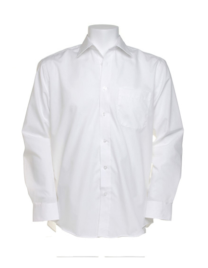 K104 Kustom Kit Herren Hemd Langarm mit Brusttasche