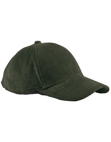CB680 Beechfield EarthAware® Cord Baseball Kappe Bio-Baumwolle