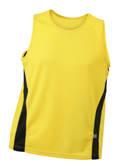 JN305 James+Nicholson Herren Laufshirt ärmellos