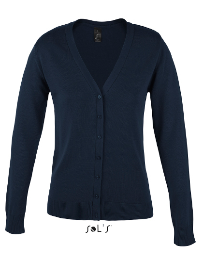 L419 SOL´S Golden   Strickjacke mit V-Ausschnitt für Damen