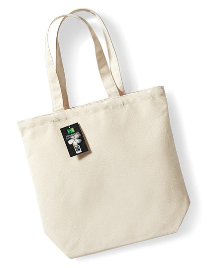 WM671 Westford Mill Einkaufstasche aus fairtrade-zertifizierter Baumwolle