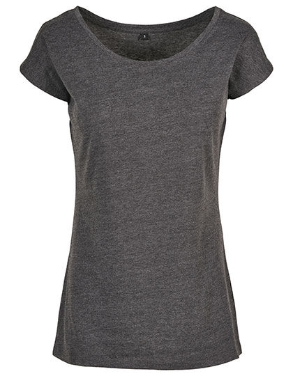 BYBB013 Build Your Brand Basic Damen T-Shirt mit weitem Hals
