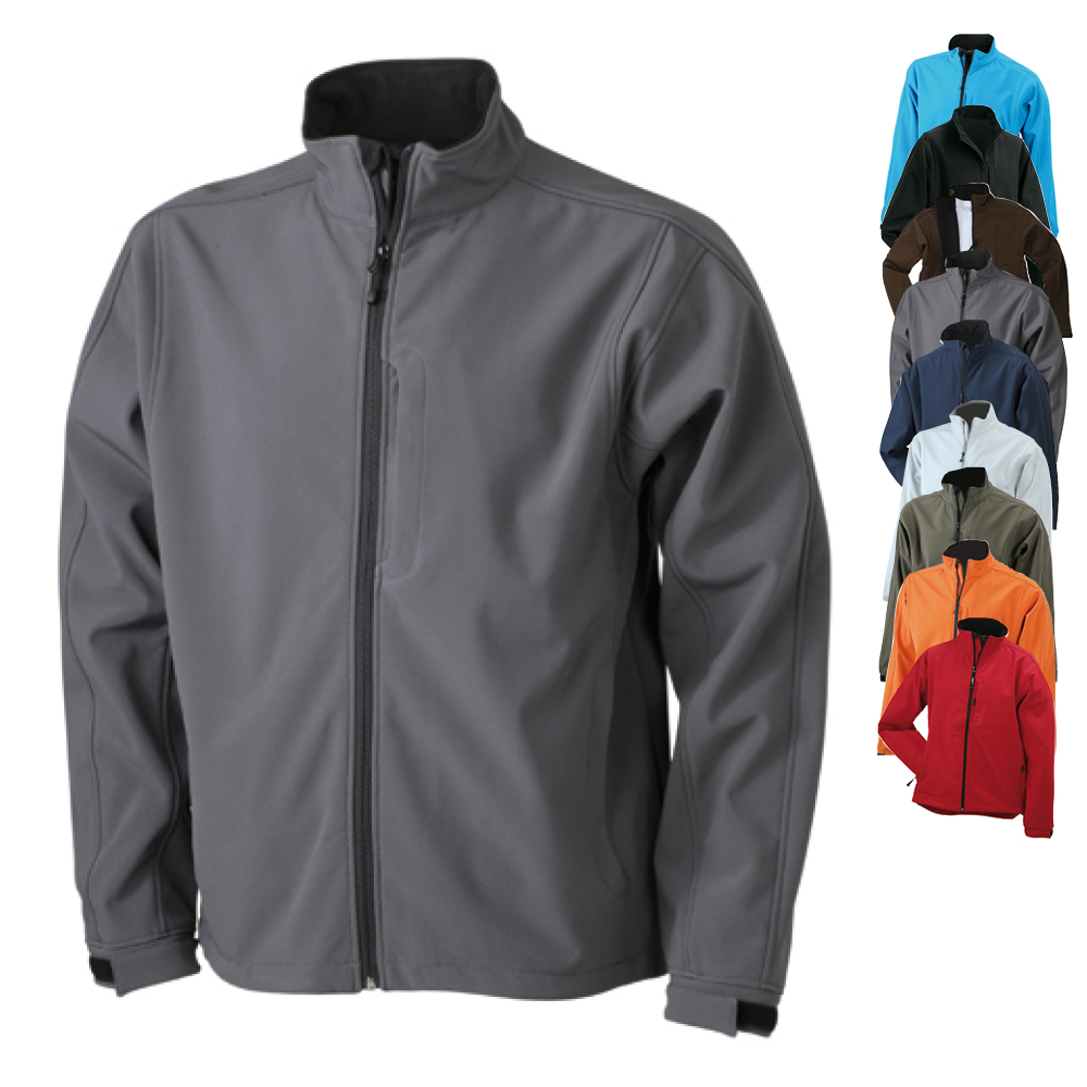 JN135 James+Nicholson Herren Softshelljacke