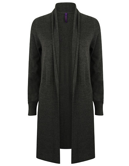 W719 Henbury langer Damen Cardigan offen