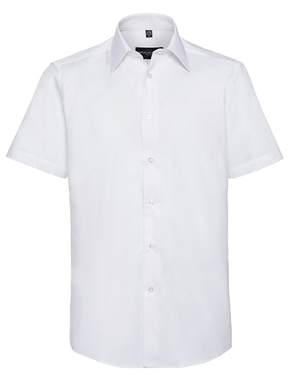 Z923 Russell Collection Kurzärmeliges Oxford Hemd