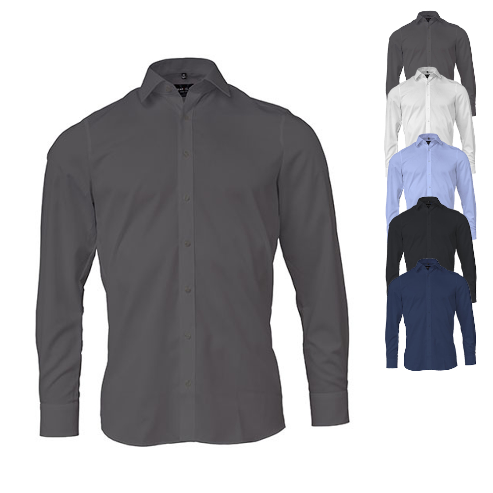 MV679969 Marvelis Herren Hemd Body Fit langarm extra lange Ärmel