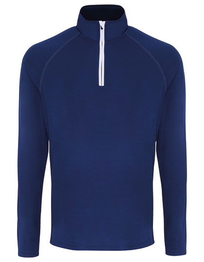 TR110 TriDri Herren Sport ¼-Reißverschluss langarm Shirt 