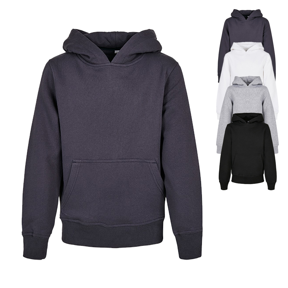 BY185 Build Your Brand Kinder Kapuzensweatshirt Bio-Baumwolle