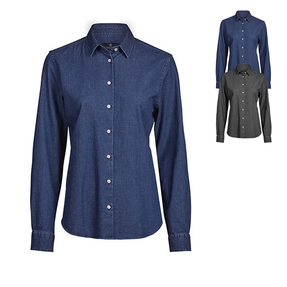 TJ4005 Tee Jays Damen Jeans Bluse