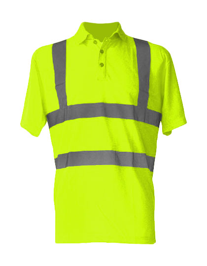 KX070 Korntex Hi-Viz Polo Shirt Poloshirt EN ISO 20471